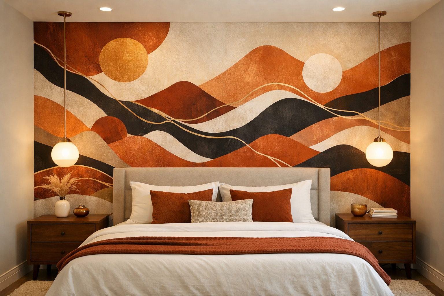 Carpet Surgeons Inc custom wallpaper pattern installation in Jacksonville FL